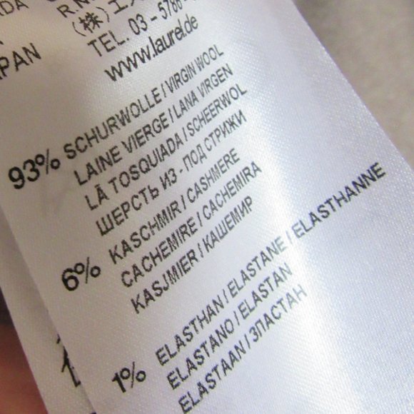 LAUREL Women Beige Super Soft Wool Blend Pants Sz 6 - Picture 3 of 8